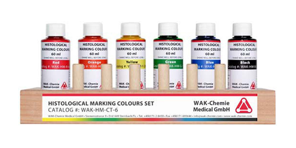 Histological marking colours set