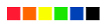 Histological marking colours set